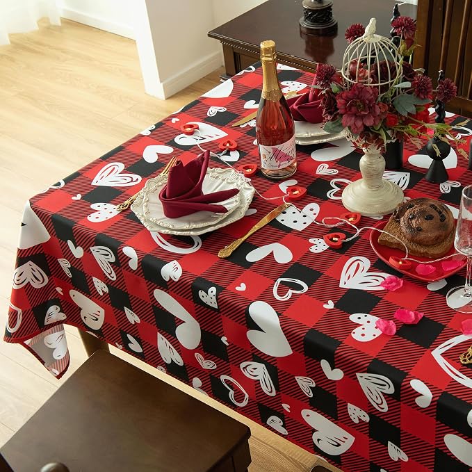 Waterproof Checkered Tablecloth Fabric - Image 3