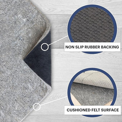 RUGPADUSA - Dual Surface - 9'x13' - 3/8" Thick - Felt + Rubber - Enhanced - Image 3