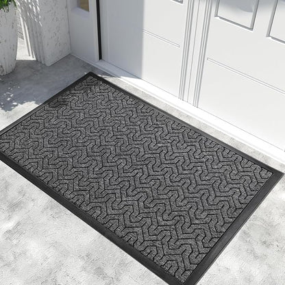 Yimobra Large Door Mat Outside Entrance 47x32, Waterproof Heavy Duty Outdoor by Yimobra