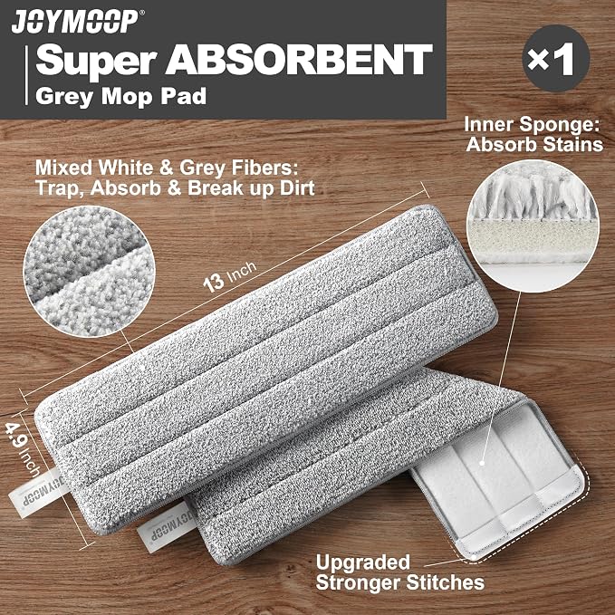 JOYMOOP Hands-Free Self-Cleaning Microfiber Mop and Bucket - Image 4