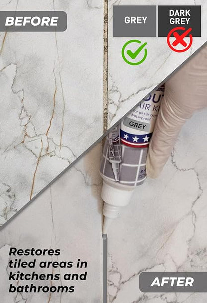 Tile Grout Repair, Grout Filler Tube Repair Kit, Tile Grout Paint, Grout Sealer - Image 4