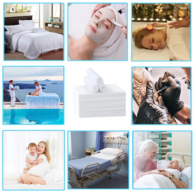 Disposable Bed Sheets for Massage Table 100 Pcs 31" x 71" Waterproof Massage - Image 3