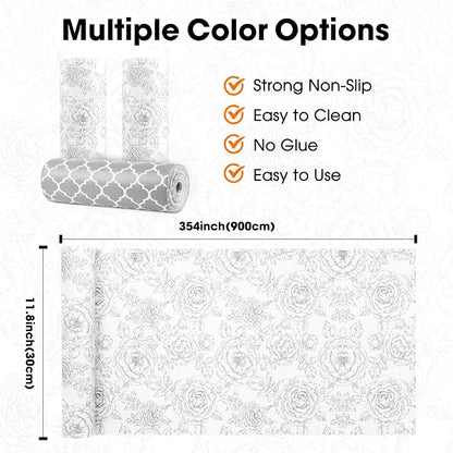 Drawer and Shelf Liner for Kitchen Cabinets Non-Adhesive, Non-Slip Cabinet - Image 6