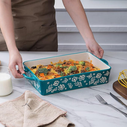 Wisenvoy Casserole Dish 9x13 Baking Pan Casserole Dishes - Image 2