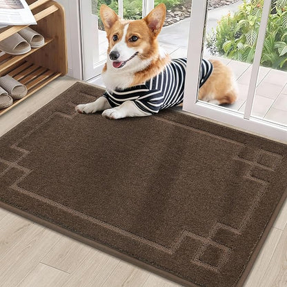 BEQHAUSE Door Mat 24" x 36", Non-Slip Door Mats Indoor Entryway Rugs Washable by BEQHAUSE