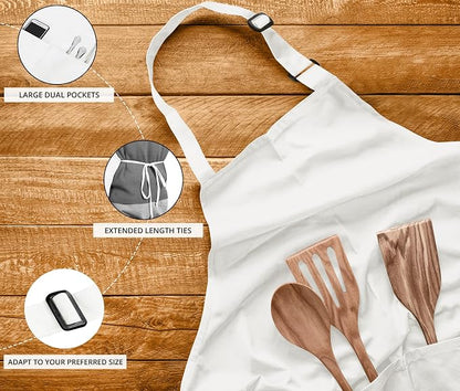 Utopia Kitchen 10 Pack Bib Apron Adjustable - Image 4