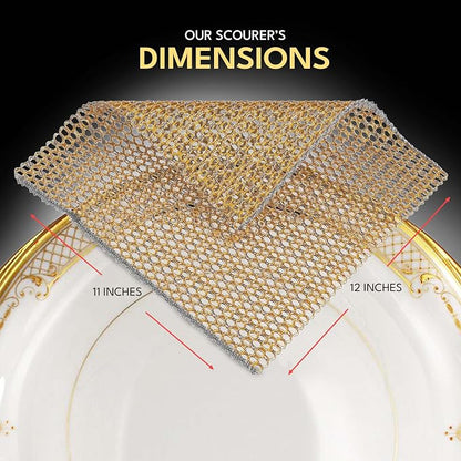 Heavy Duty Dish Scrubbers, Non-Scratch Scouring Pads - Image 7