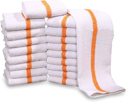 New Cotton Blend White Restaurant Bar Mops Kitchen Towels - Image 5