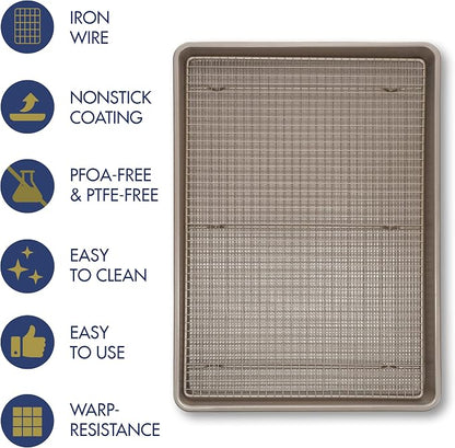 Ultra Cuisine Wire Rack Baking Sheet Pan Set - Image 5