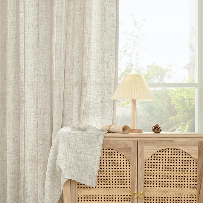 YoungsTex Short Semi Sheer Curtains 40 Inches Long - Image 8
