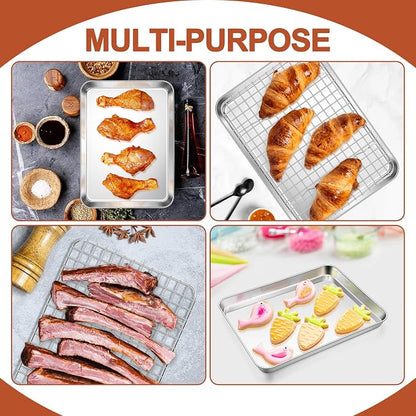 E-far Stainless Steel Baking Sheet - Image 7