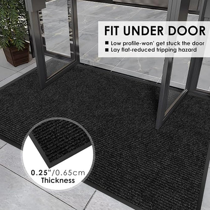 3′ x 52′ Front Door Mat Indoor Outdoor Entrance, Commercial Floor Mat Heavy - Image 4