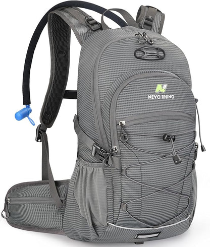 Hydration Backpack 3L Water Bladder, Hiking Water Backpack with Rain Cover, Insulation Hydration Daypack Rucksack for Cycling