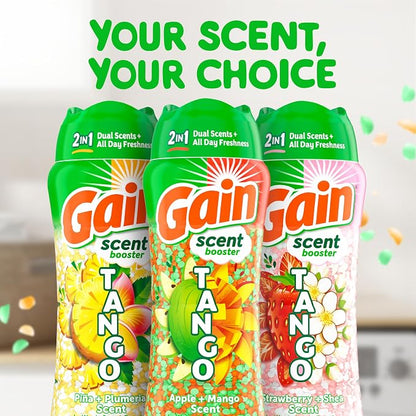 Gain Tango 2-in-1 Laundry Scent Booster Beads, Apple and Mango Scent, 21.1 OZ - Image 6