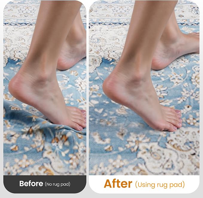 Non-Slip Rug Pad Gripper 2x4 Feet, Anti Skid Mat - Image 4