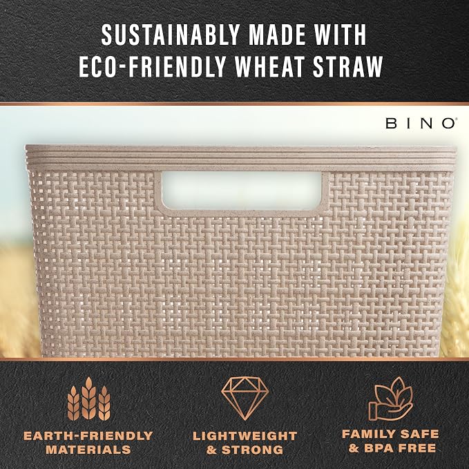 BINO | Woven Plastic Basket | XS, Space - Image 8
