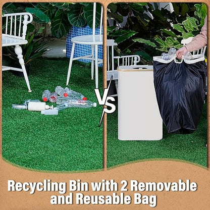 efluky Recycling Bin 100L, 26 Gallon Recycle Bins - Image 3
