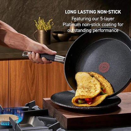 T-Fal Stone Force Platinum Non Stick Fry Pan 12 Inch, Oven Broiler Safe 400°F - Image 3