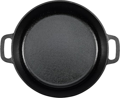 Amazon Basics Pre-Seasoned Cast Iron Dutch Oven Pot - Image 3