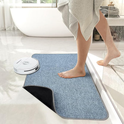 Bath Mat, Ultra Thin Bathroom Rugs, Rubber Bath Mats - Image 6