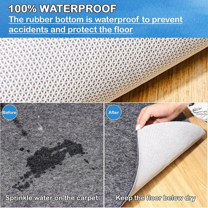 Non-Slip Rug Pads 1/4” Thick, 7x9Ft Waterproof Rugs Non Skid Rug Pad - Image 7