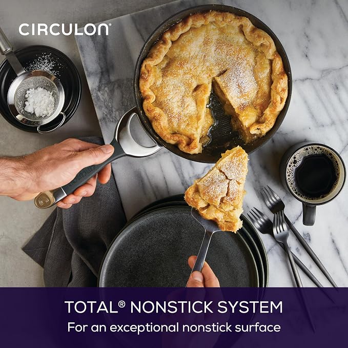 Circulon Symmetry Hard Anodized Nonstick Induction Frying Pan, 8.5-Inch Fry Pan - Image 4