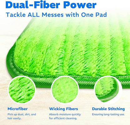 3 Pack Reusable Microfiber Mop Pads, Compatible - Image 4