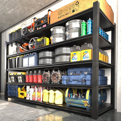 60" W Garage Shelving Heavy Duty Metal Shelving 3000LBS Storage Shelves by Howzone