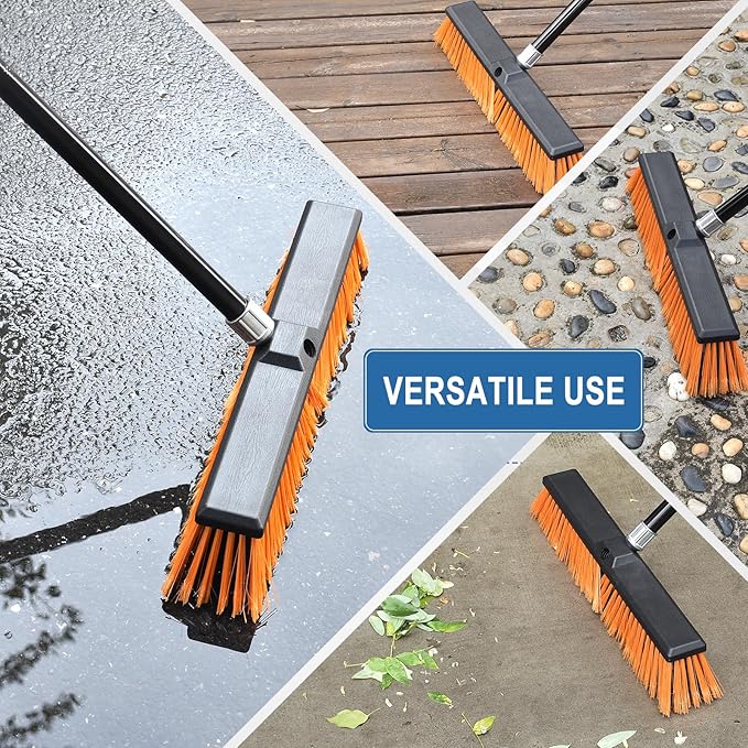 PBHEPJ 24 Inchs Push Broom Outdoor Heavy Duty, Shop Broom - Image 6
