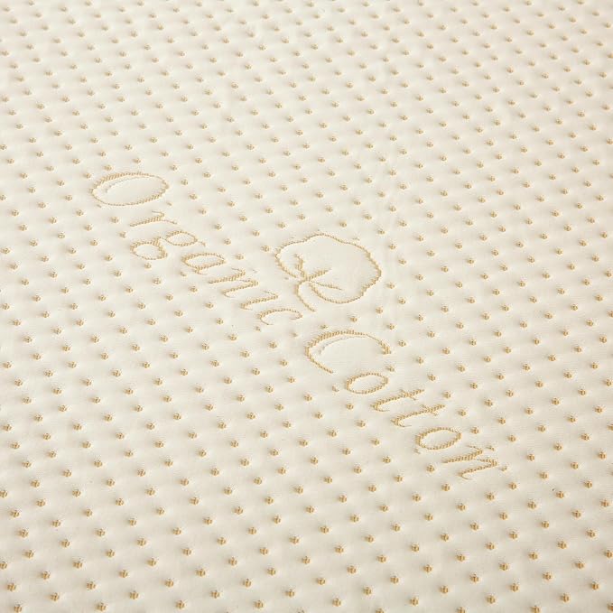 Luxury Waterproof Organic Mattress Protector Full - Organic Cotton Breathable Mattress Pad Cover - New 380 GSM Comfort - Deep Pocket - Jersey Cotton Skirt - Fitted Comfort