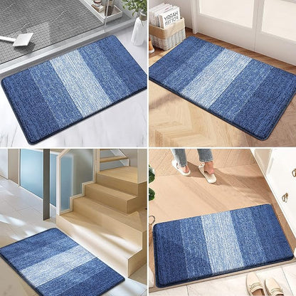 Kitinjoy Indoor Outdoor Door Mat, 40x32 Non-Slip Absorbent Dirt Trapper - Image 6
