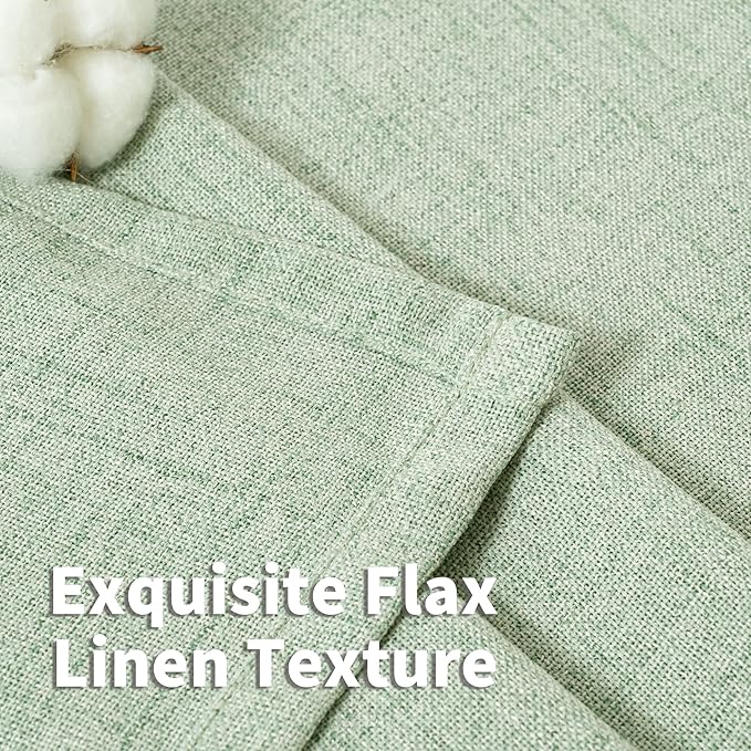 YoungsTex Sage Green Curtains 72 Inch Length - Image 5