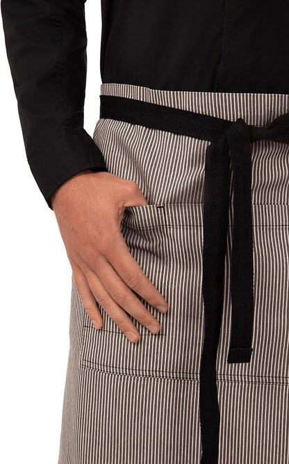 Chef Works Unisex Portland Half Bistro Apron - Image 4
