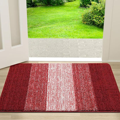 Kitinjoy Indoor Outdoor Door Mat, 30x17 Non-Slip Absorbent Dirt Trapper by Kitinjoy
