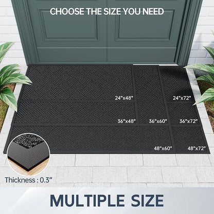 Front Door Mat, Non-Slip Backing Welcome Mats - Image 7