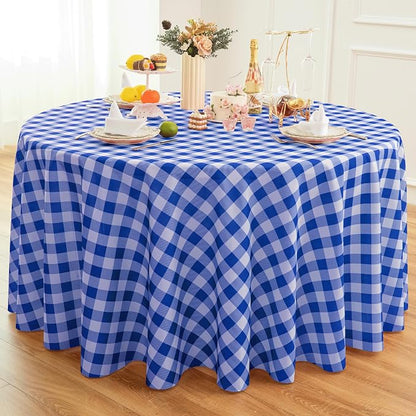 Waterproof Plaid Tablecloth Fabric by Essifunia