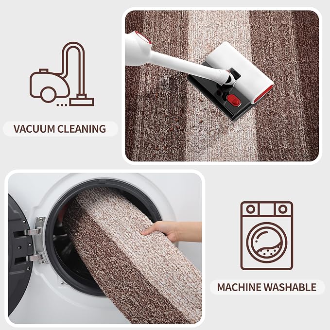 Kitinjoy Indoor Outdoor Door Mat, 32x20 Non-Slip Absorbent Dirt Trapper - Image 5