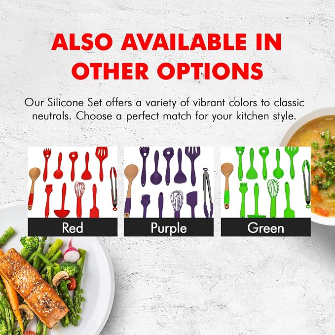 Chef Craft Premium Utensil Set Kitchen, 11 Piece Set - Image 7