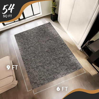Nevlers 6x9 Rug Pad Non Slip – 1/4" Thick Felt TPO Dual-Layer Grip Mat | Anti - Image 4