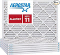Aerostar 18x25x1 MERV 11, Pleated Air Filter, 18x25x1, Box of 6, Made in the USA