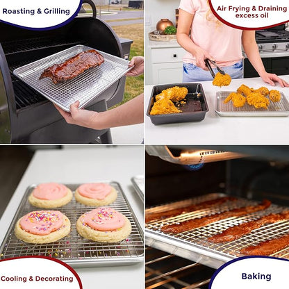 KITCHENATICS Aluminum Baking Pan Half Sheet - Image 5