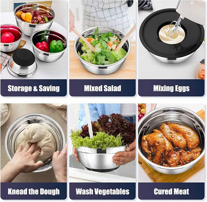 E-far Stainless Steel Mixing Bowls - Image 4