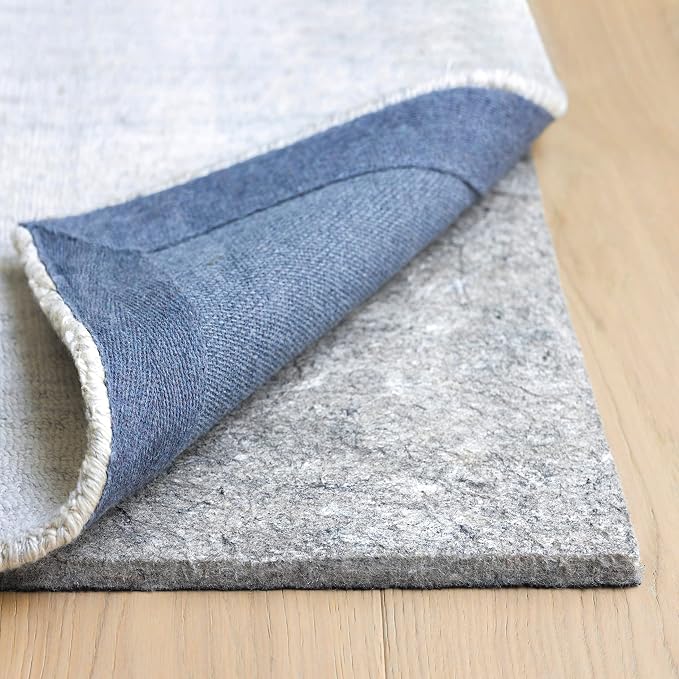 RUGPADUSA - Dual Surface - 5'x7' - 1/2" Thick - Felt + Rubber - Non-Slip by RugPadUSA