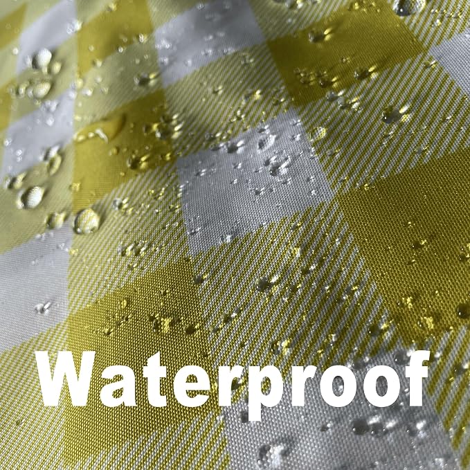 Waterproof Plaid Tablecloth Fabric - Image 2