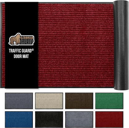 GORILLA GRIP Traffic Guard Door Mat, Heavy Duty Welcome Mats, Commercial Office by GorillaGrip
