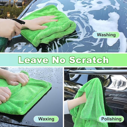 JOYMOOP Microfiber Towels for Cars, 2 Pack 35.4" x 23.6" Car Drying Towel - Image 6
