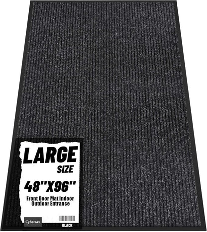Front Door Mat Indoor Outdoor Entrance, TPR Backing Non-Slip Doormats, Low by Unknown
