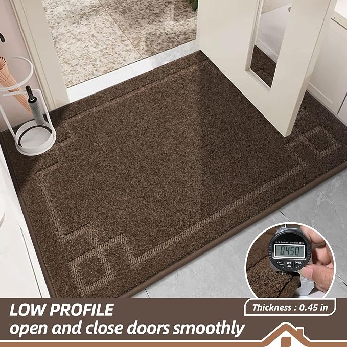 BEQHAUSE Door Mat 24" x 36", Non-Slip Door Mats Indoor Entryway Rugs Washable - Image 6