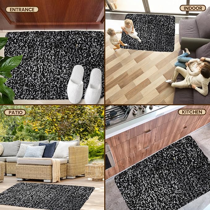 Premium Microfiber Indoor Door Mat – 24"x36" Washable Entry Mat, Waterproof - Image 7