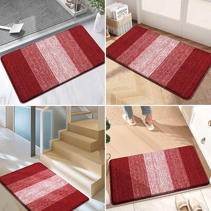 Kitinjoy Indoor Outdoor Door Mat, 32x20 Non-Slip Absorbent Dirt Trapper - Image 6